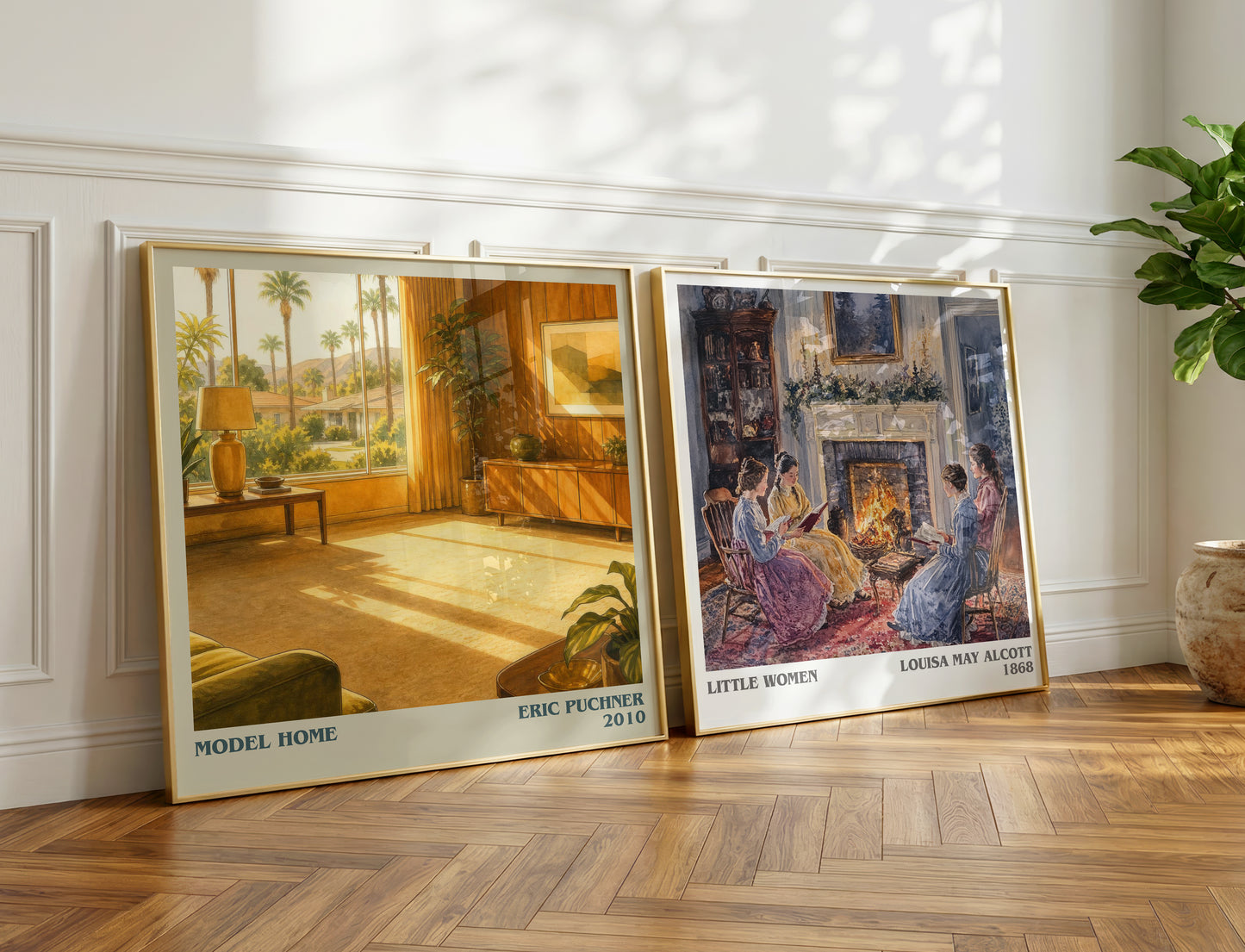 Model Home literary print on bookshelf – Eric Puchner fan gift