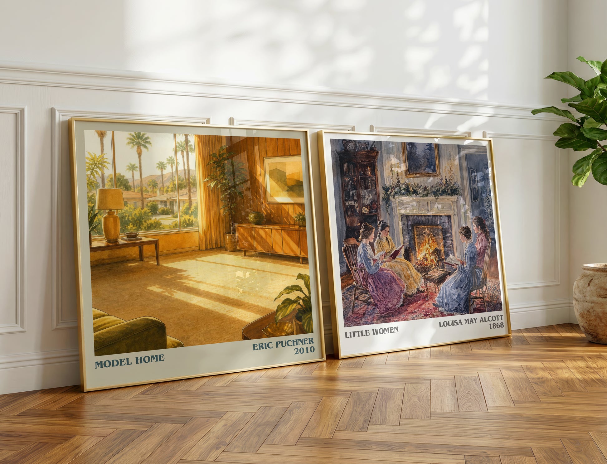 Model Home literary print on bookshelf – Eric Puchner fan gift