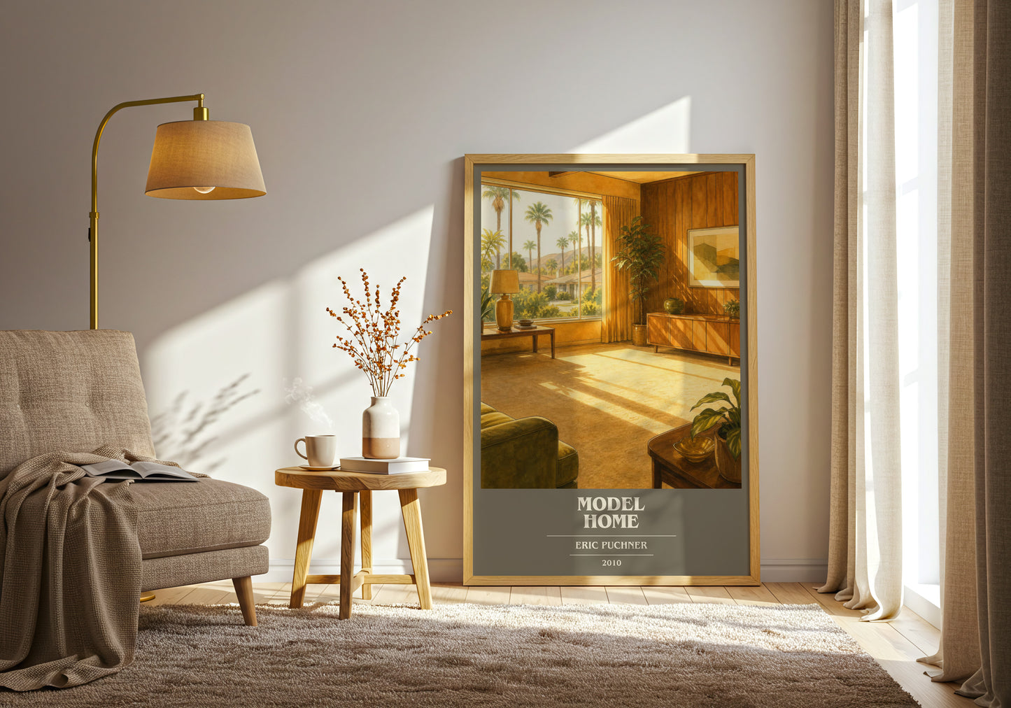 Model Home book cover print on bookshelf – Eric Puchner fan gift