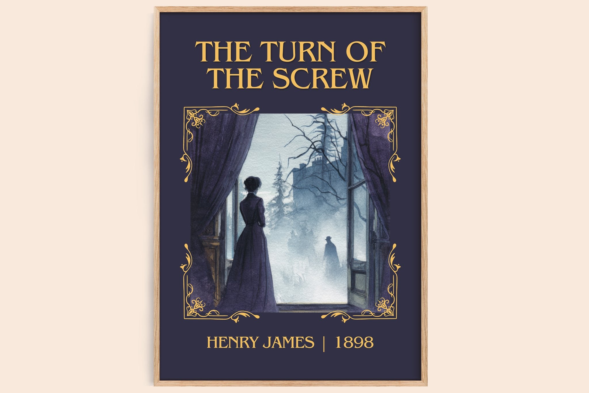 The Turn Of The Screw Classic Book Art Print by Henry James