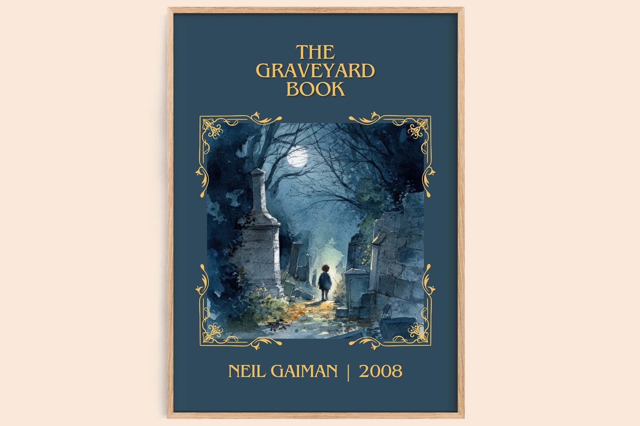The Graveyard Book Classic Book Art Print by Neil Gaiman