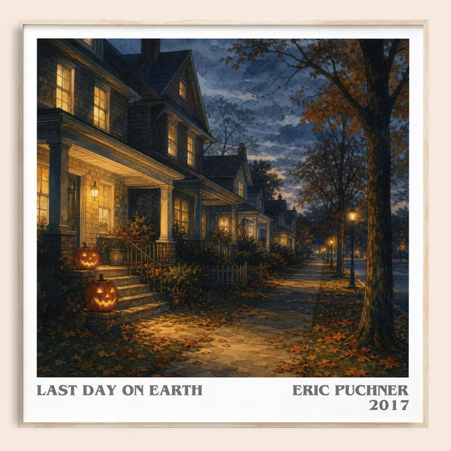 Last Day On Earth Literary Art Print by Eric Puchner