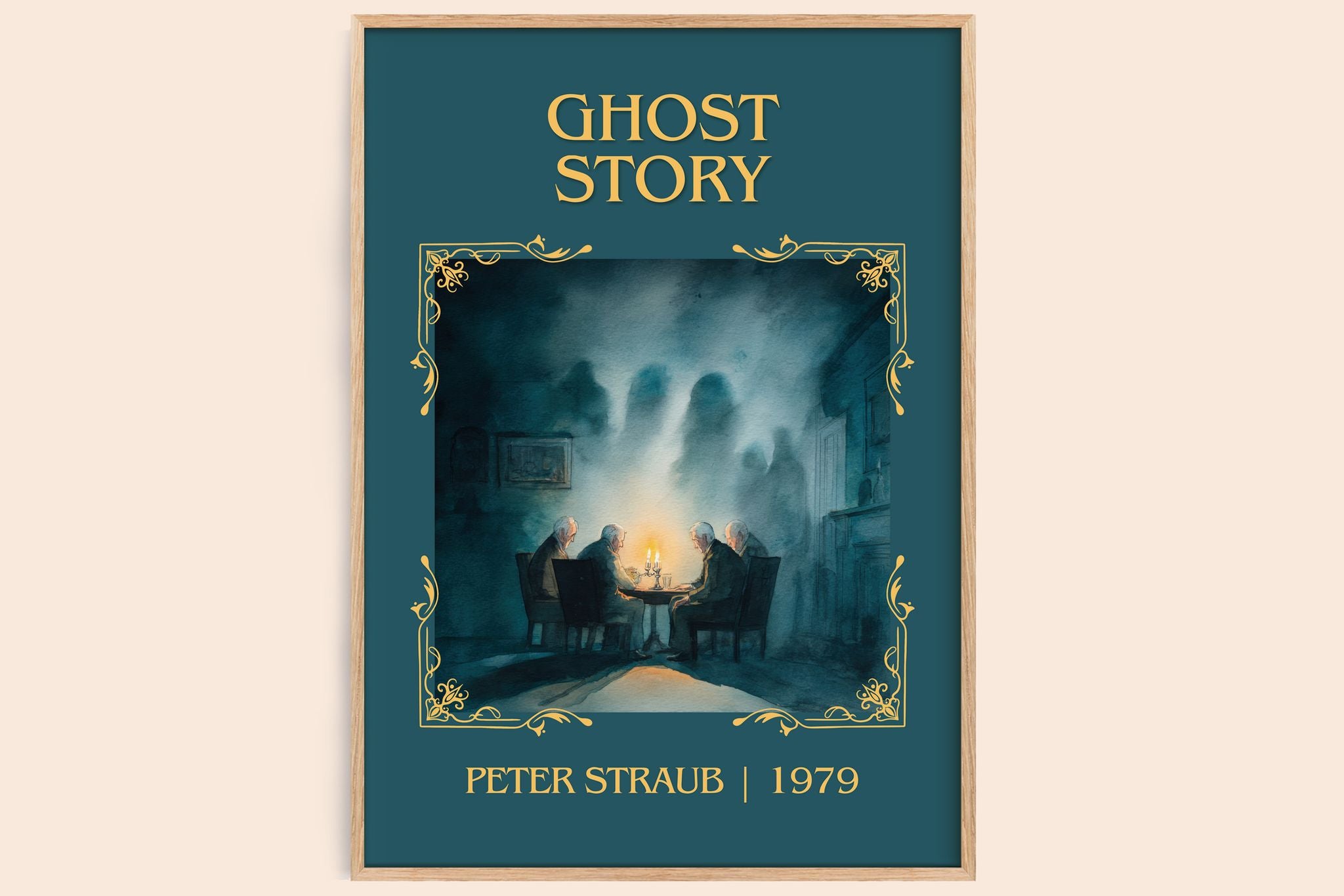 Ghost Story Classic Book Art Print by Peter Straub