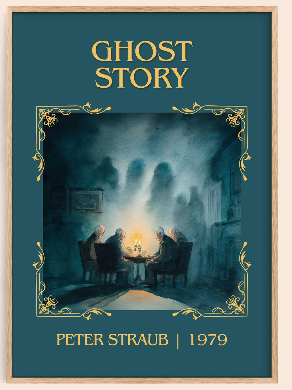 Ghost Story Classic Book Art Print by Peter Straub