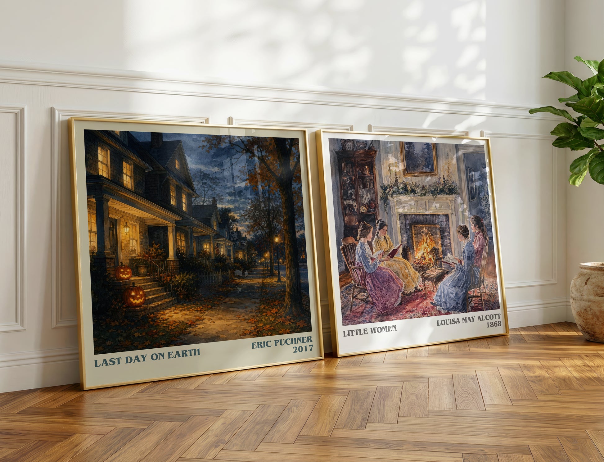 Last Day On Earth literary print on bookshelf – Eric Puchner fan gift