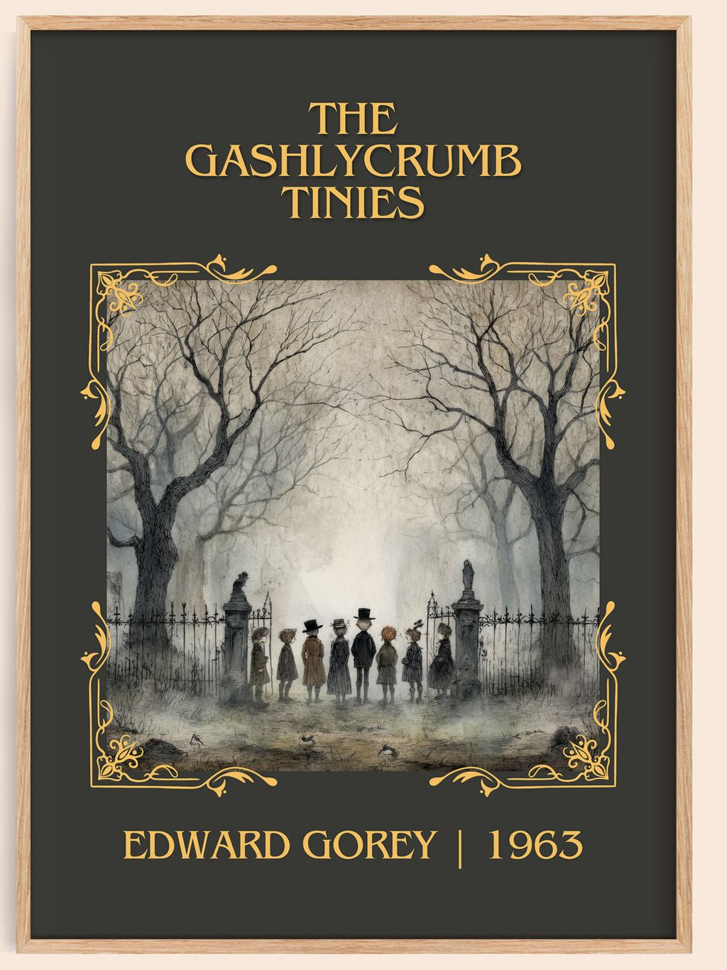 The Gashlycrumb Tinies Classic Book Art Print by Edward Gorey – book poster