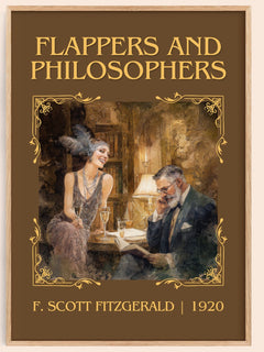 Flappers And Philosophers Classic Book Art Print by F. Fitzgerald – book poster