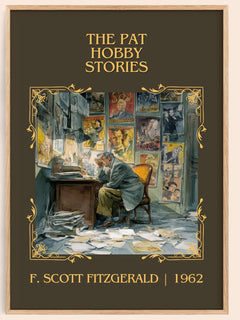The Pat Hobby Stories Classic Book Art Print by F. Scott Fitzgerald – book poster