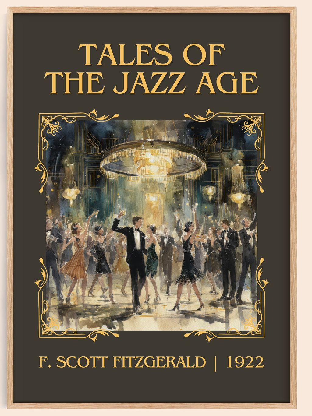 Tales Of The Jazz Age Classic Book Art Print by F. Scott Fitzgerald