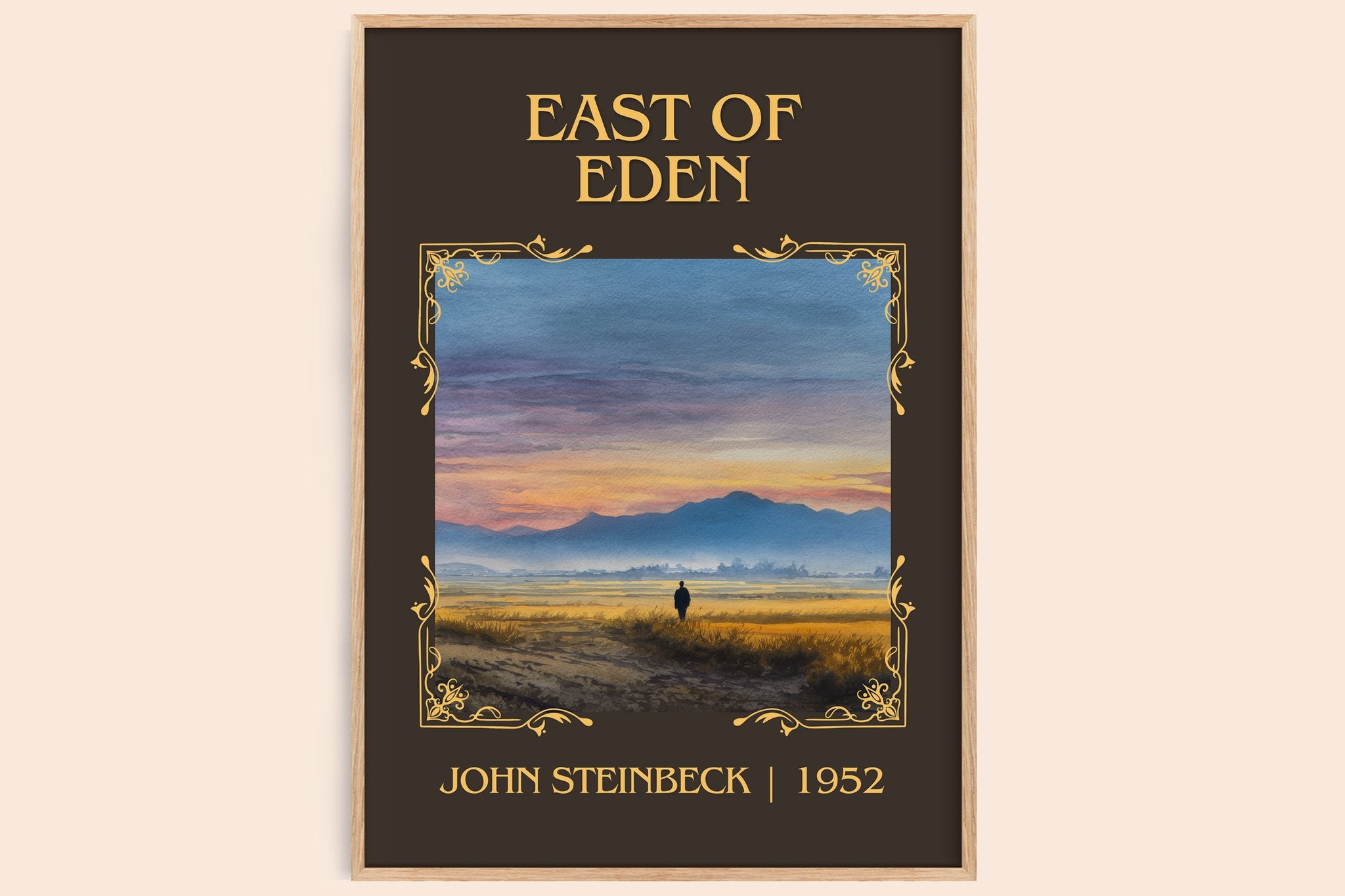 East Of Eden Classic Book Art Print by John Steinbeck