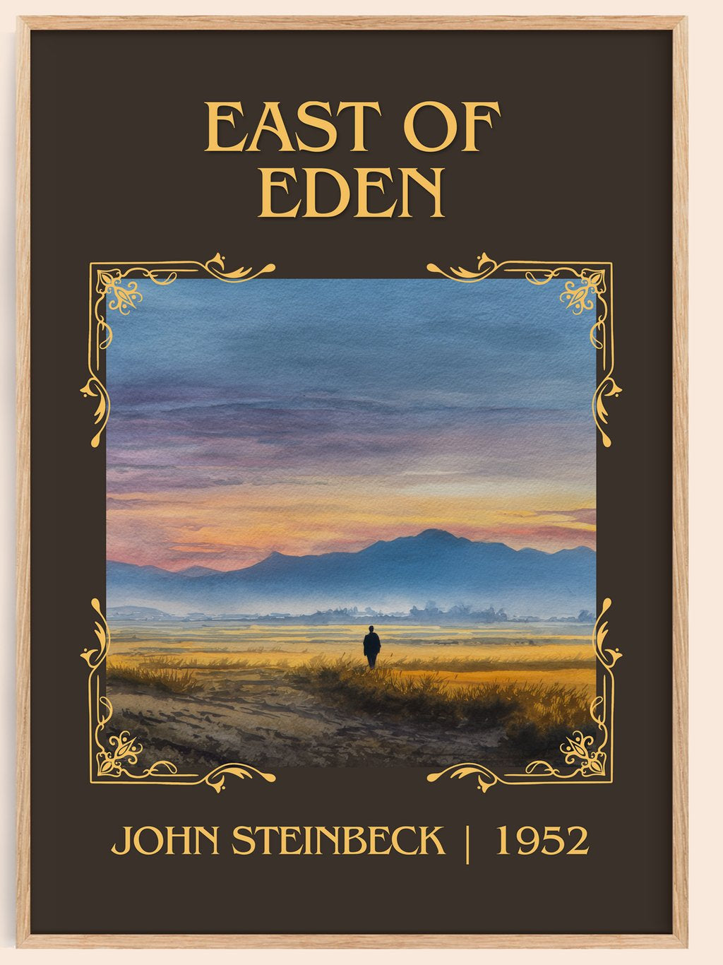 East Of Eden Classic Book Art Print by John Steinbeck
