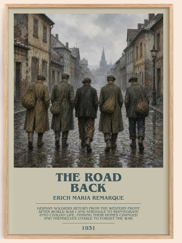 The Road Back Bookish Wall Art by Erich Maria Remarque