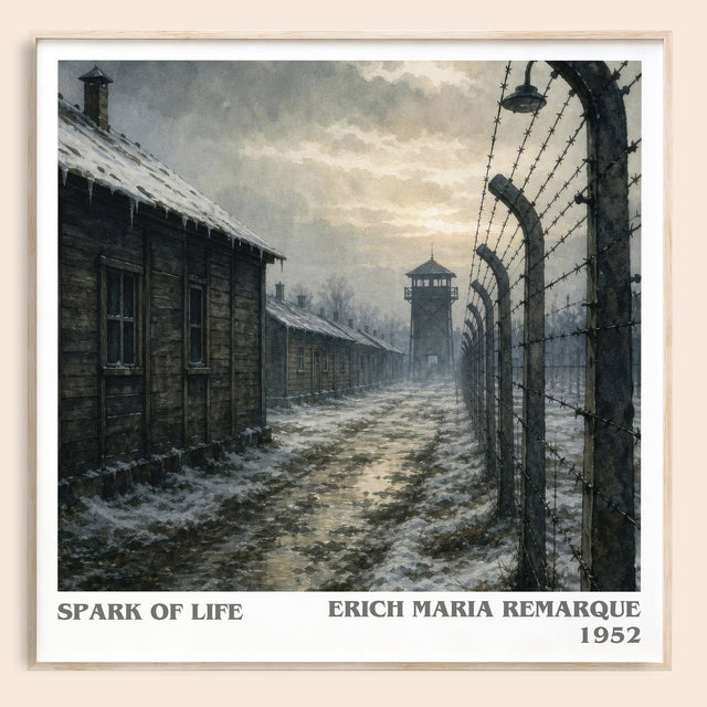 Spark Of Life Literary Art Print by Erich Maria Remarque