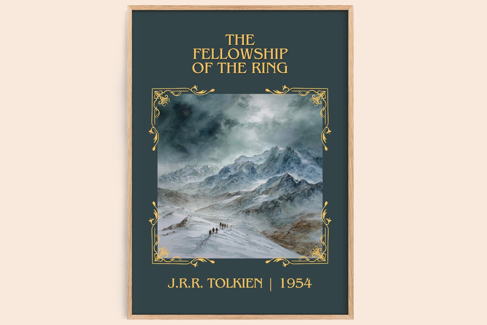 The Fellowship Of The Ring Classic Book Art Print by J.R.R. Tolkien