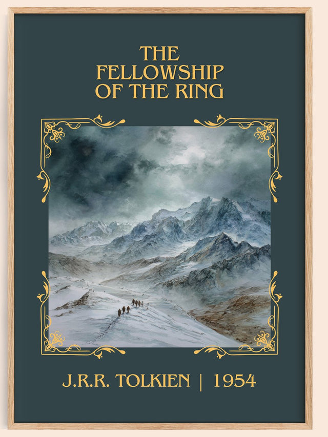 The Fellowship Of The Ring Classic Book Art Print by J.R.R. Tolkien