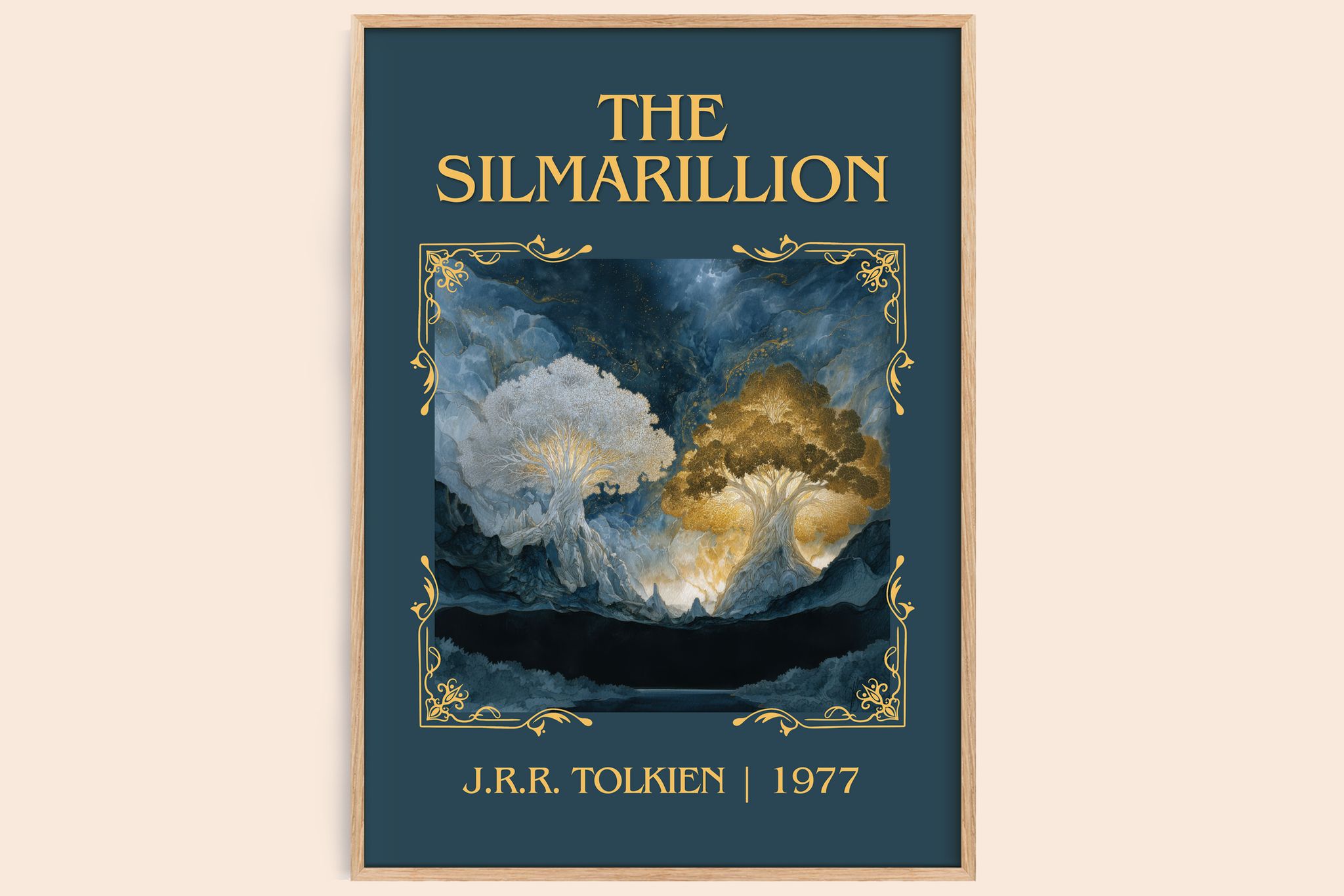 The Silmarillion Classic Book Art Print by J.R.R. Tolkien