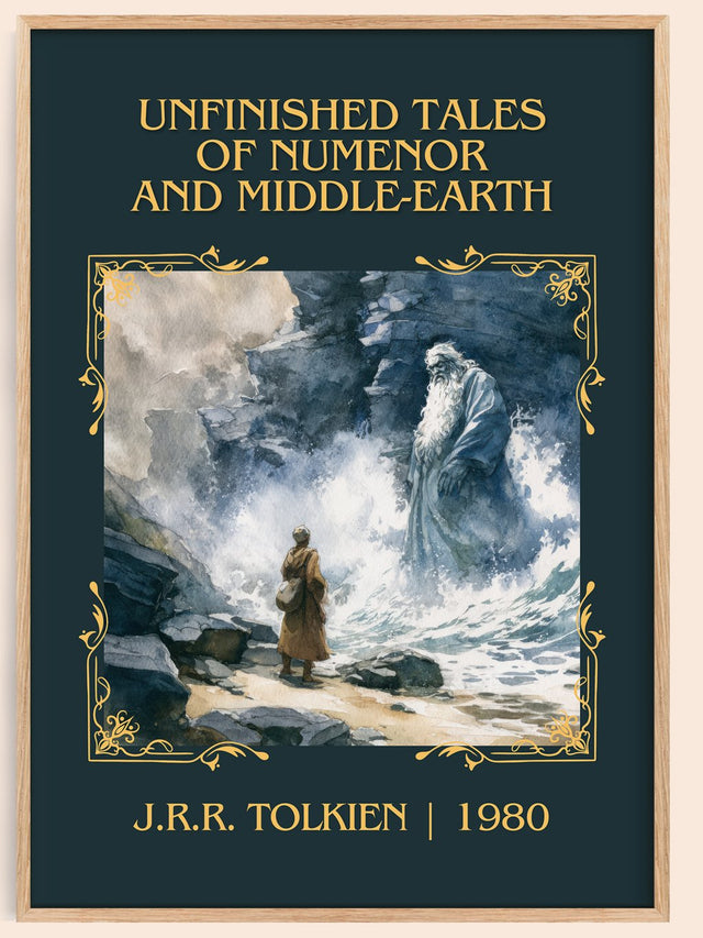 Unfinished Tales Of Numenor And Middle-Earth Classic Book Art Print by J.R.R. Tolkien