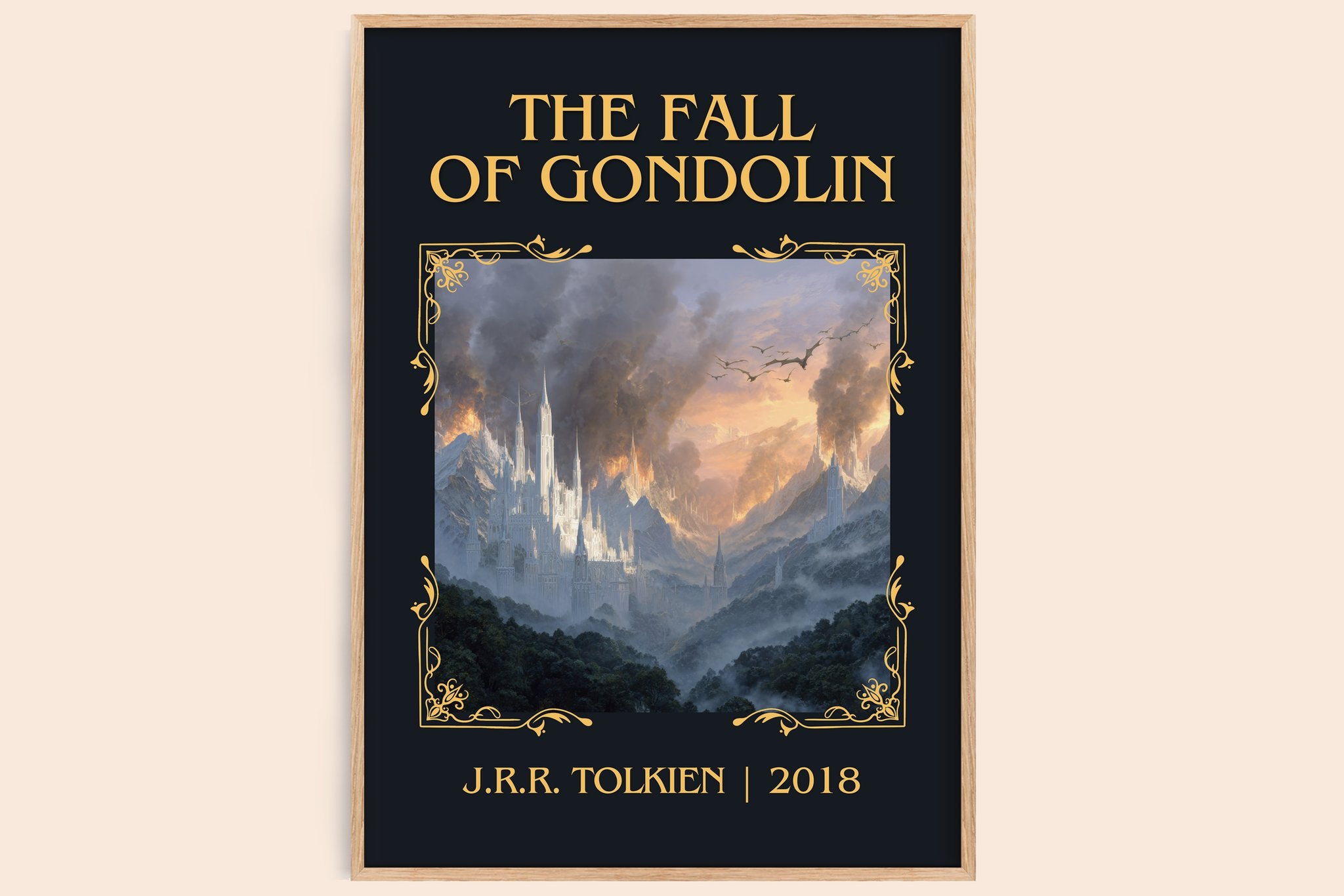 The Fall Of Gondolin Classic Book Art Print by J.R.R. Tolkien