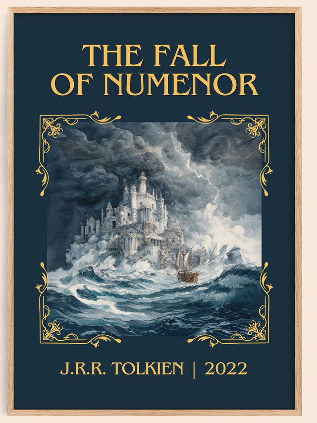 The Fall Of Númenor Classic Book Art Print by J.R.R. Tolkien