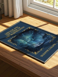 Gregor And The Curse Of The Warmbloods Classic Book Art Print – print on a sunlit desk