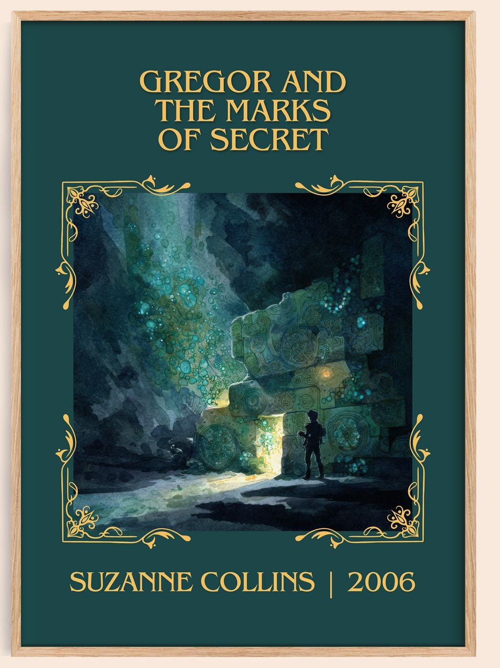 Gregor And The Marks Of Secret Classic Book Art Print by S. Collins – book poster