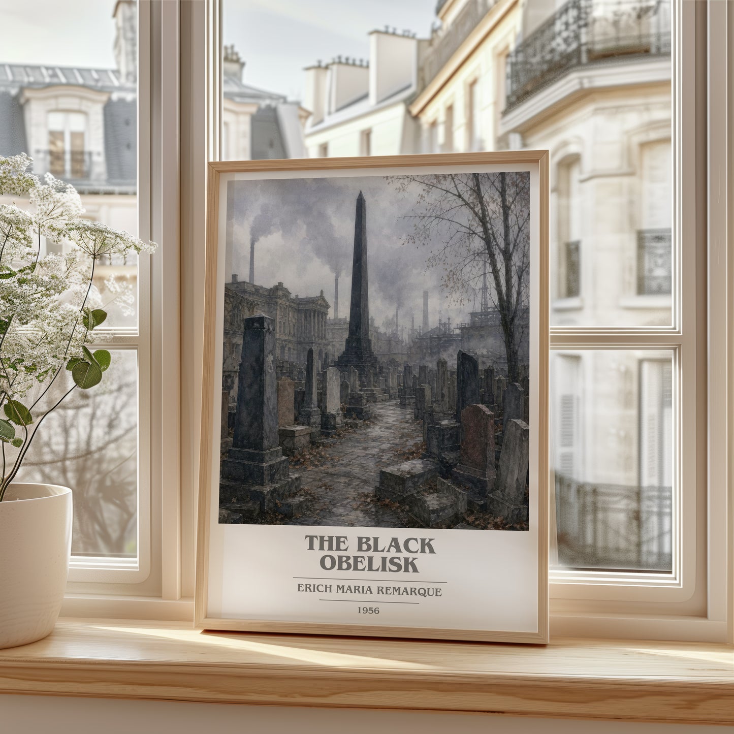 The Black Obelisk book cover poster colour and style options – Erich Maria Remarque book art