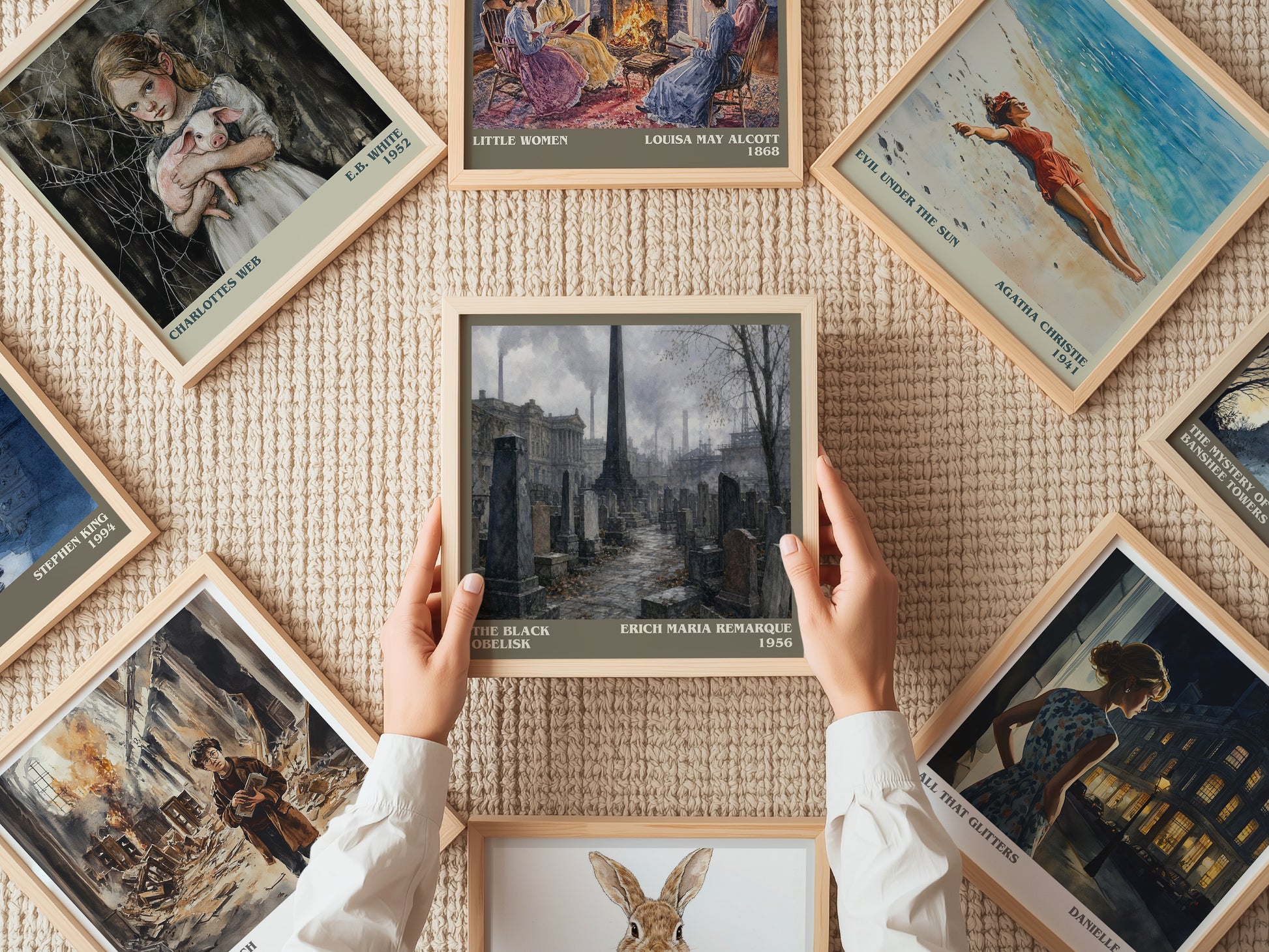 The Black Obelisk literary book poster framed on wall – historical fiction wall art