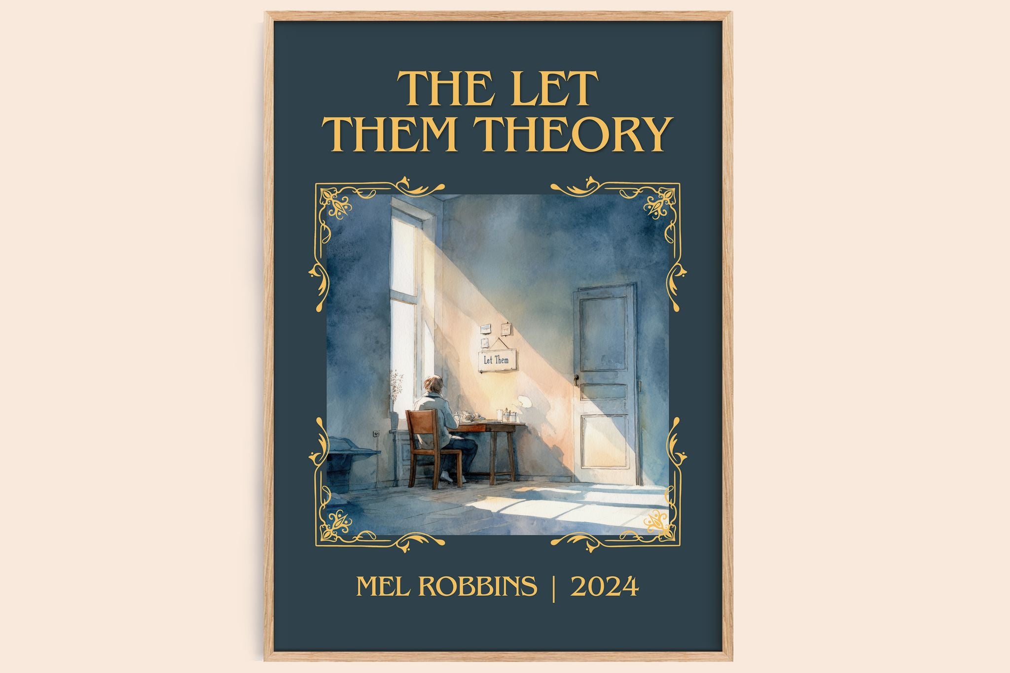 The Let Them Theory Classic Book Art Print by Mel Robbins