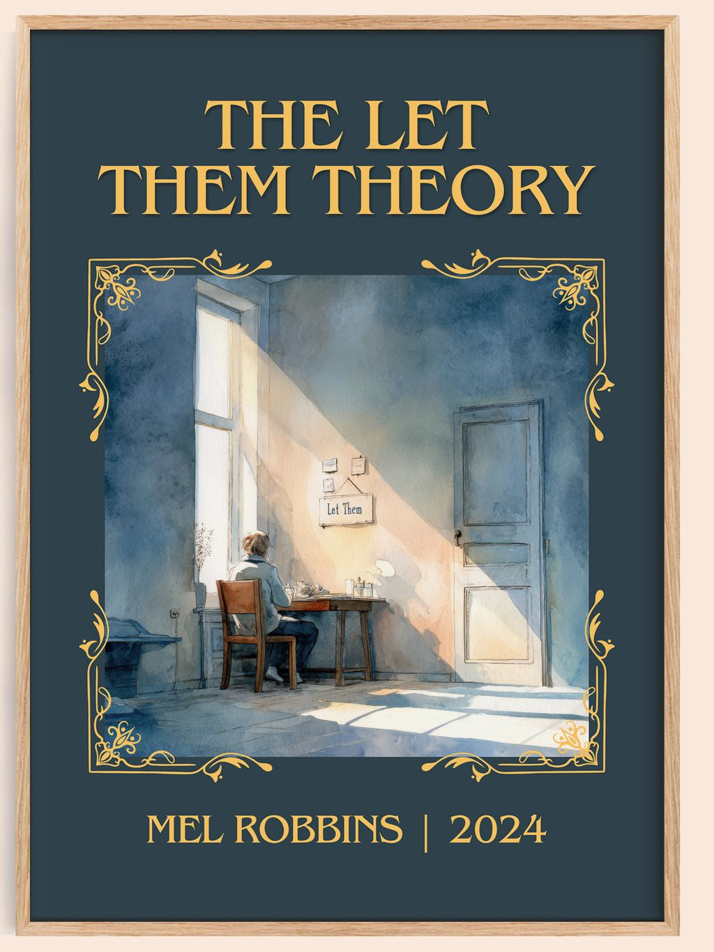 The Let Them Theory Classic Book Art Print by Mel Robbins