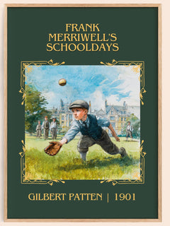 Frank Merriwell'S Schooldays Classic Book Art Print by Gilbert Patten – book poster