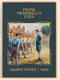 Frank Merriwell'S Foes Classic Book Art Print by Gilbert Patten – book poster