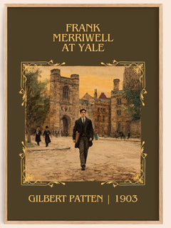 Frank Merriwell At Yale Classic Book Art Print by Gilbert Patten – book poster