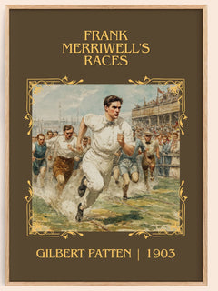 Frank Merriwell'S Races Classic Book Art Print by Gilbert Patten – book poster