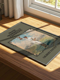 Frank Merriwell'S Champions Classic Book Art Print by Gilbert Patten – print on a sunlit desk