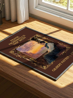 Frank Merriwell'S Trip West Classic Book Art Print by Gilbert Patten – print on a sunlit desk