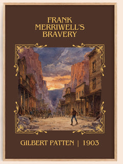 Frank Merriwell'S Bravery Classic Book Art Print by Gilbert Patten – book poster