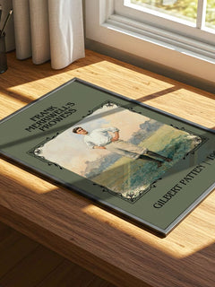 Frank Merriwell'S Prowess Classic Book Art Print by Gilbert Patten – print on a sunlit desk