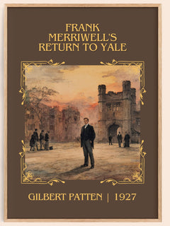 Frank Merriwell'S Return To Yale Classic Book Art Print by G. Patten – book poster