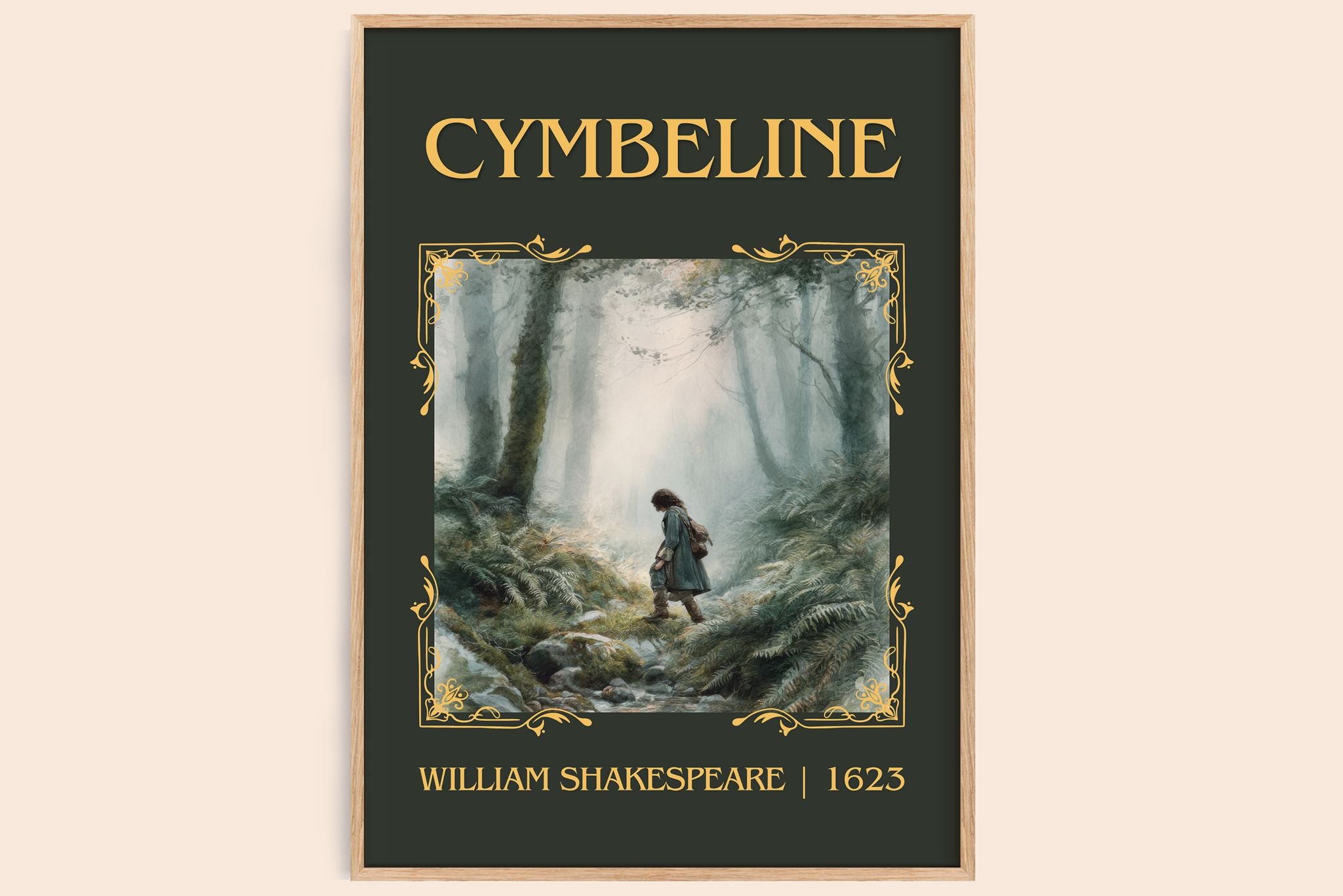 Cymbeline Classic Book Art Print by William Shakespeare