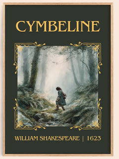 Cymbeline Classic Book Art Print by William Shakespeare – book poster