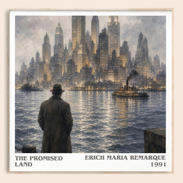 The Promised Land Literary Art Print by Erich Maria Remarque