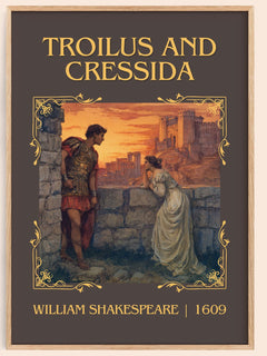 Troilus And Cressida Classic Book Art Print by William Shakespeare – book poster
