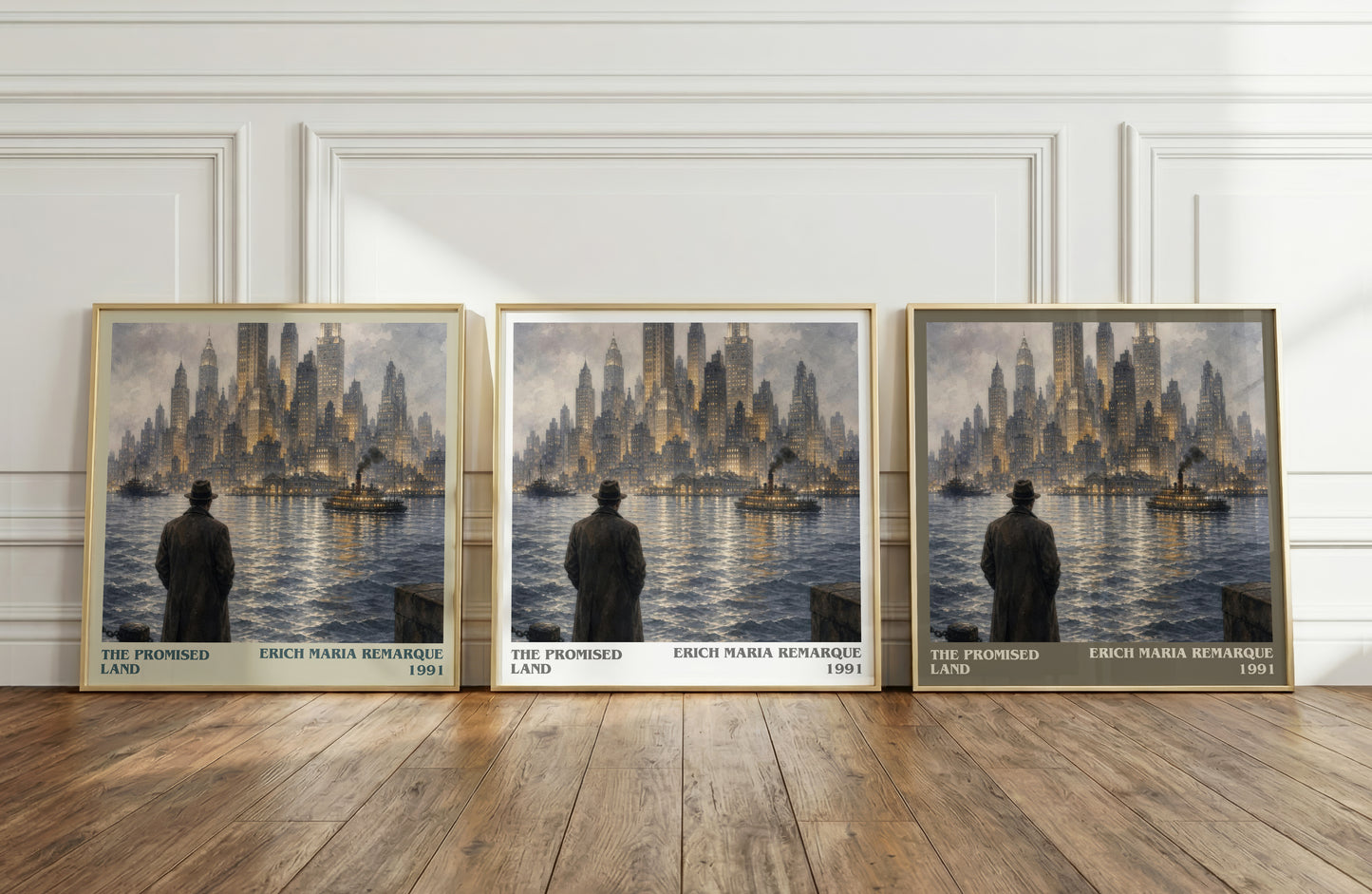 The Promised Land literary art print colour and style options – Erich Maria Remarque book art