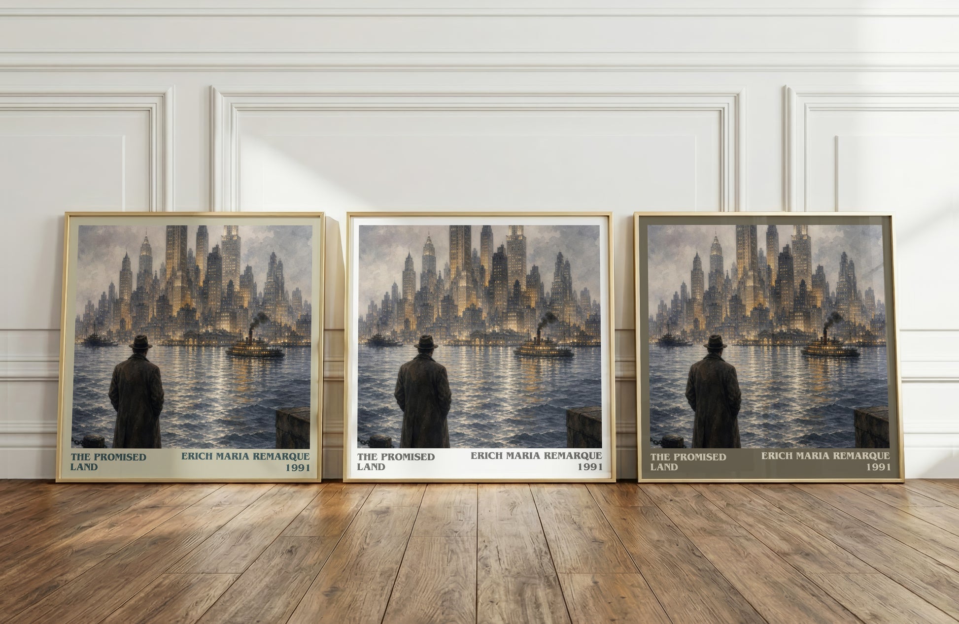 The Promised Land literary art print colour and style options – Erich Maria Remarque book art