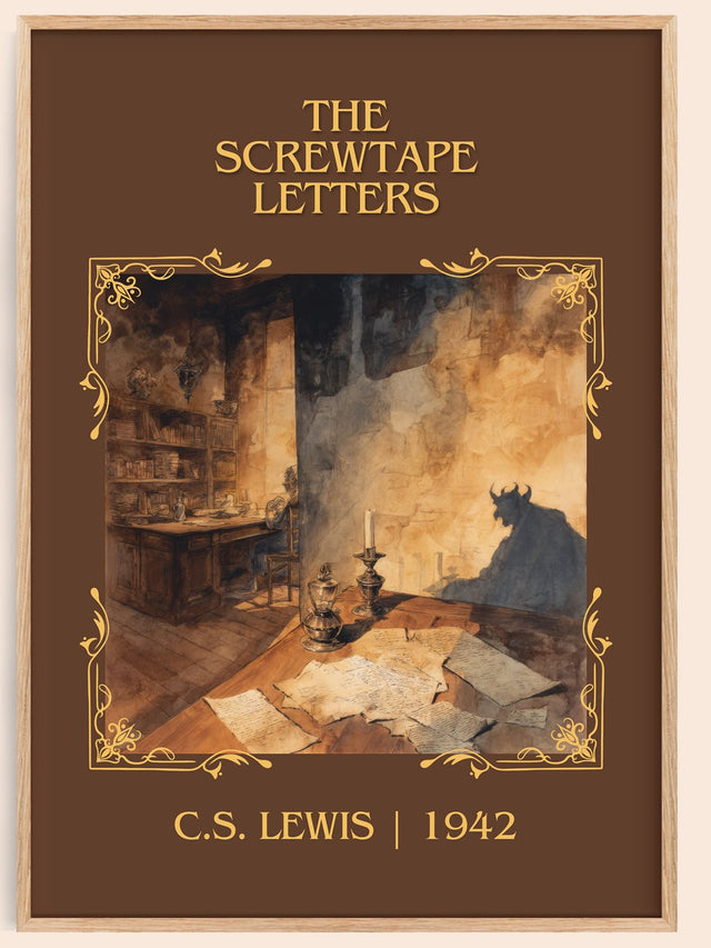 The Screwtape Letters Classic Book Art Print by C.S. Lewis