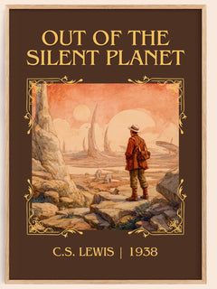 Out Of The Silent Planet Classic Book Art Print by C.S. Lewis – book poster