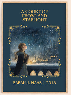 A Court Of Frost And Starlight Classic Book Art Print by Sarah J. Maas – book poster