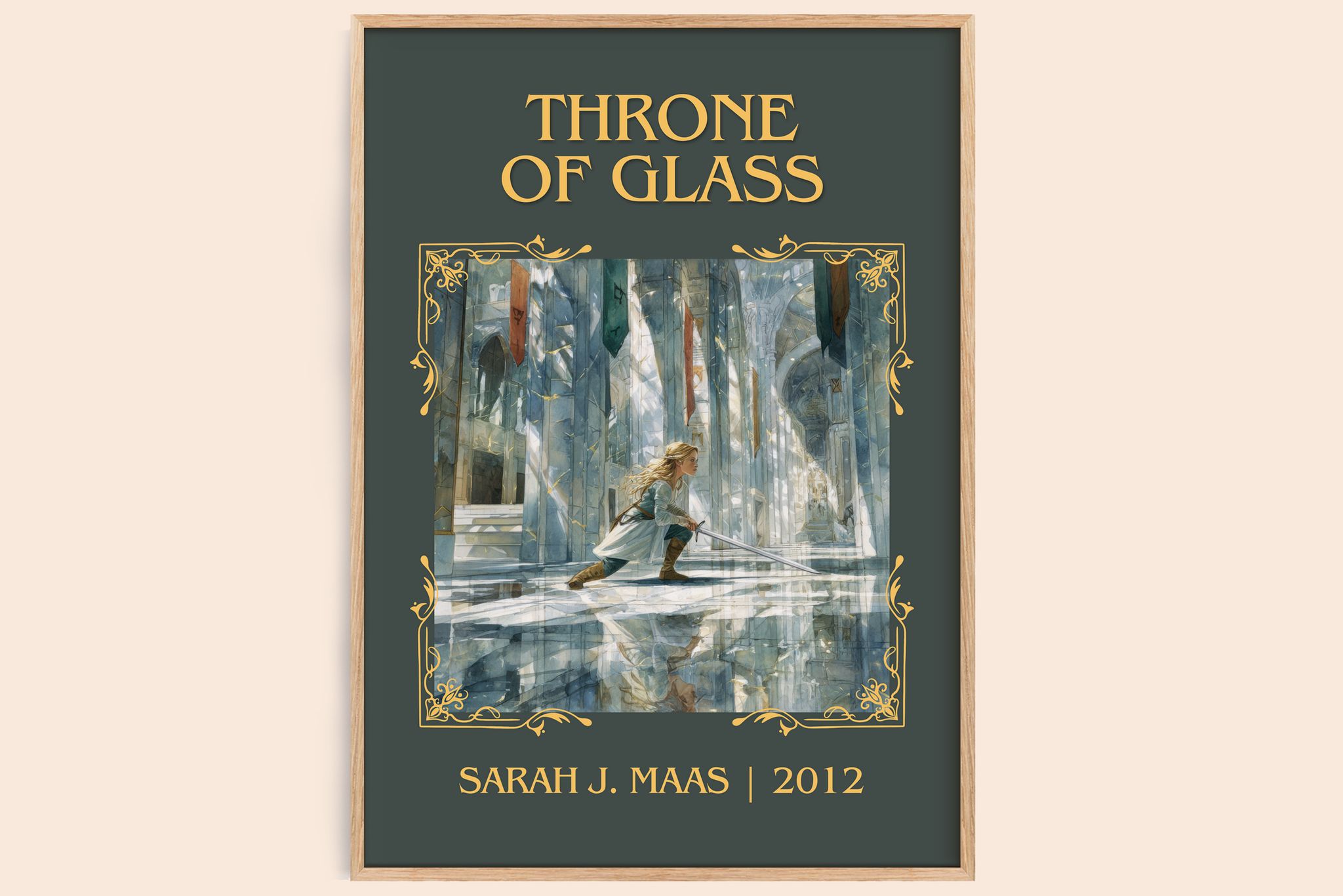 Throne Of Glass Classic Book Art Print by Sarah J. Maas