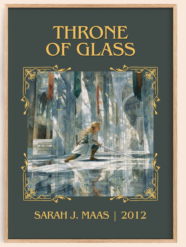 Throne Of Glass Classic Book Art Print by Sarah J. Maas