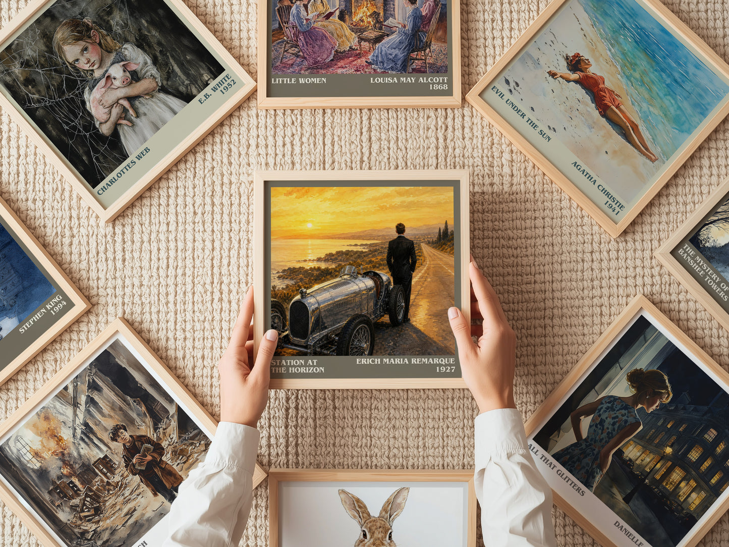Station At The Horizon literary book poster framed on wall – literary fiction wall art